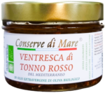 Filetti di Ventresca DI TONNO Rosso in olio Extravergine di Oliva Biologico 8 x 200g