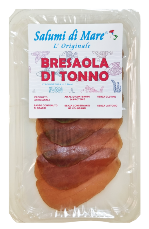 Sliced cured tuna bresaola 6 x 50gr
