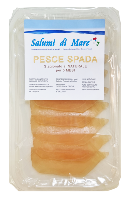 Sliced naturally cured swordfish 6 x 50g