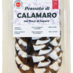 SOPPRESSATA DI CALAMARO nel nero di SEPPIA Affettata 6 x 50gr